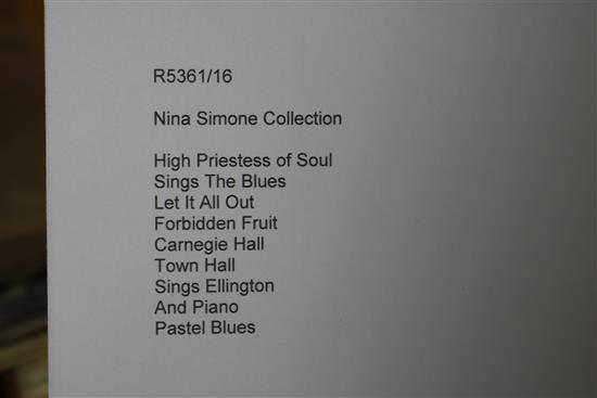 Nina Simone collection of nine LPs including first press of Pastel Blues and Sing The Blues